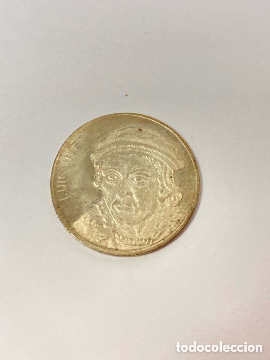 Trofeos y medallas: Moneda conmemorativa Luis Vives/X01 - Foto 1