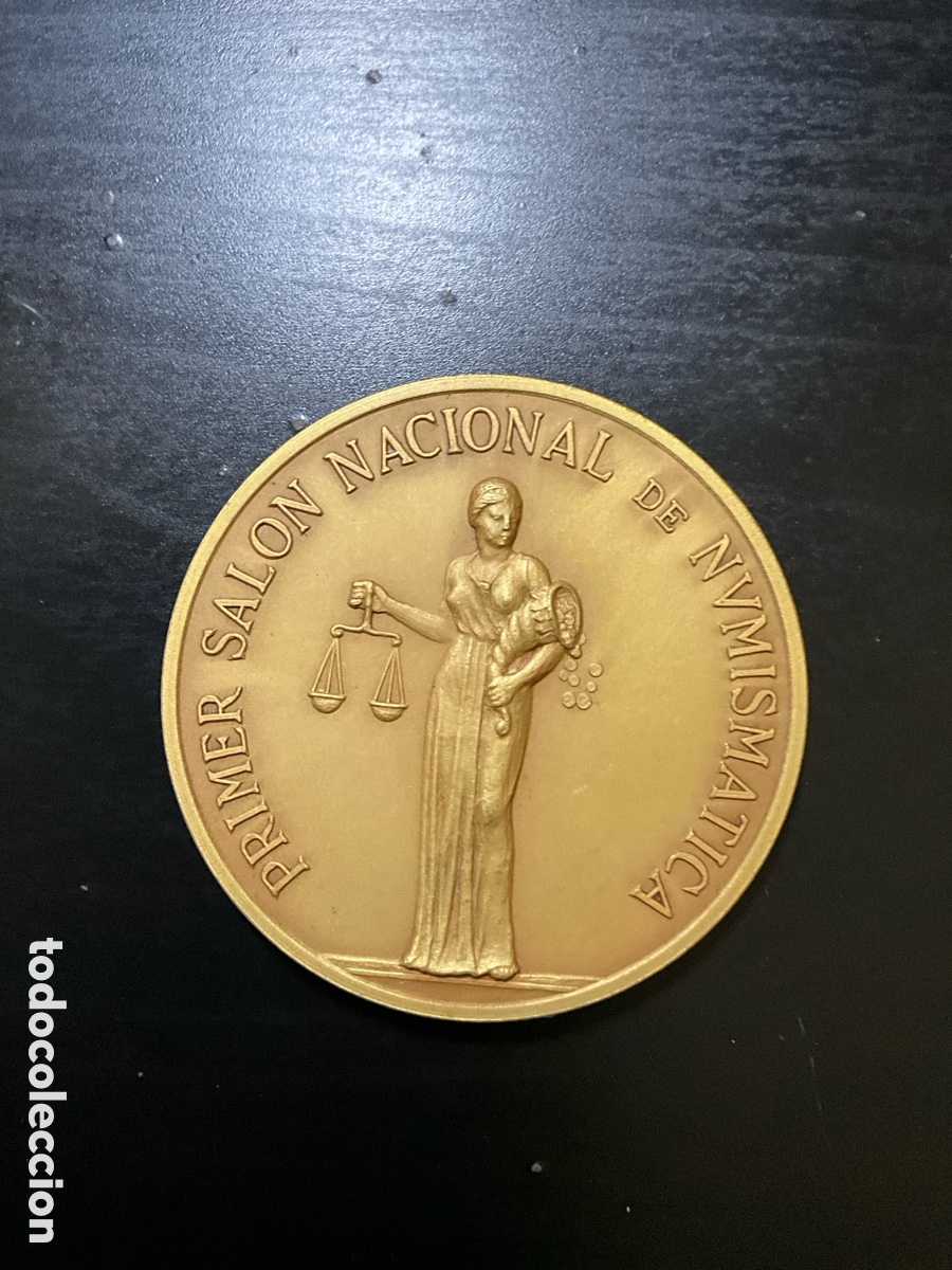 Trofeos y medallas: Primer Sal&oacute;n Nacional de Numism&aacute;tica 1978 - Foto 1