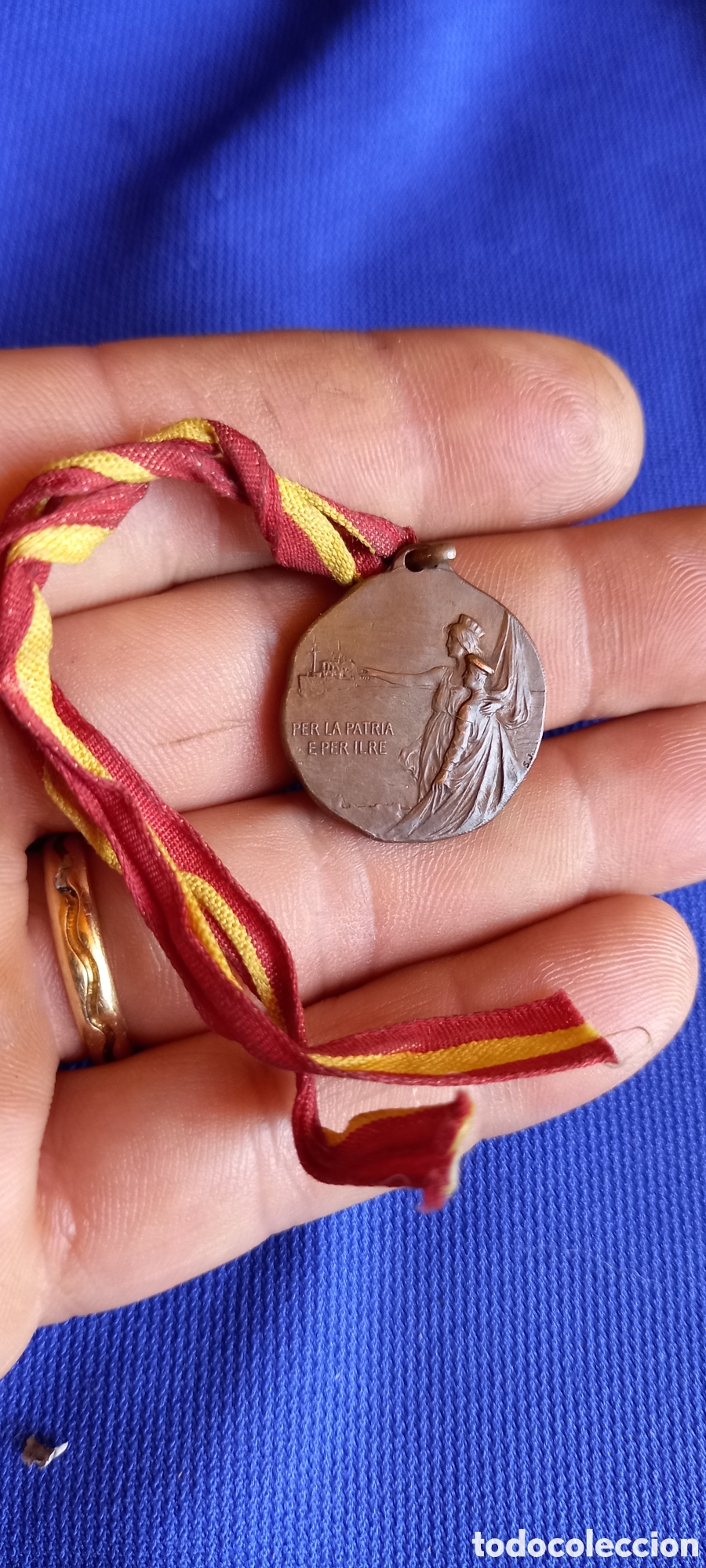 Trofeos y medallas: ANTIGUA MEDALLA ,MILITAR ? - Foto 6