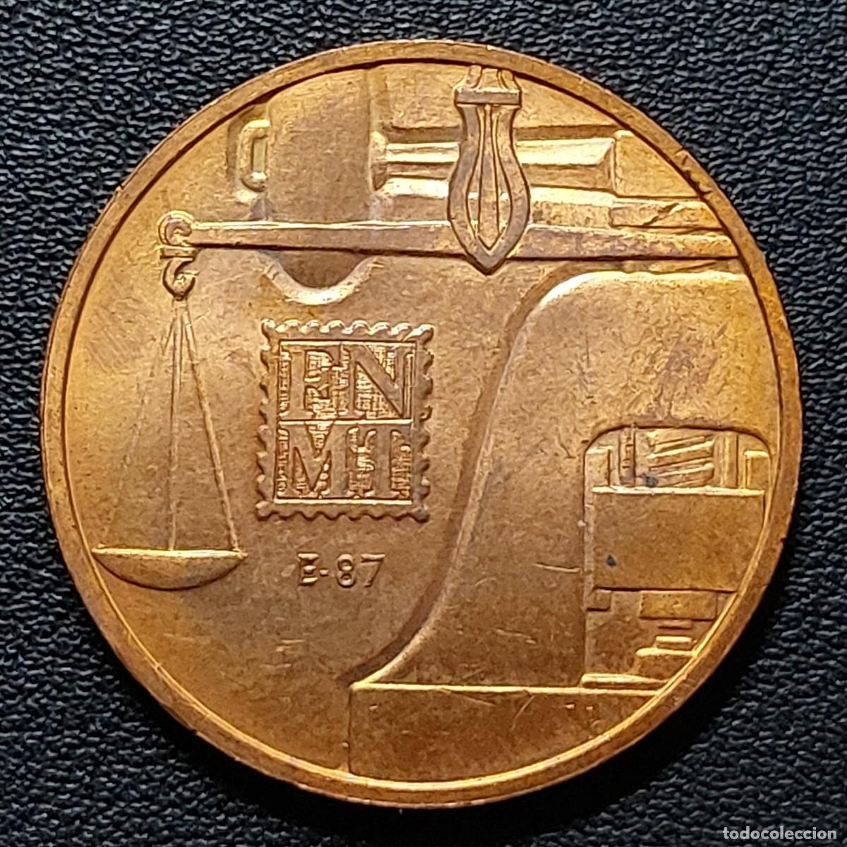 Trofeos y medallas: Medalla Ceca de Madrid FNMT-87 1987 (MBC+) - Foto 2