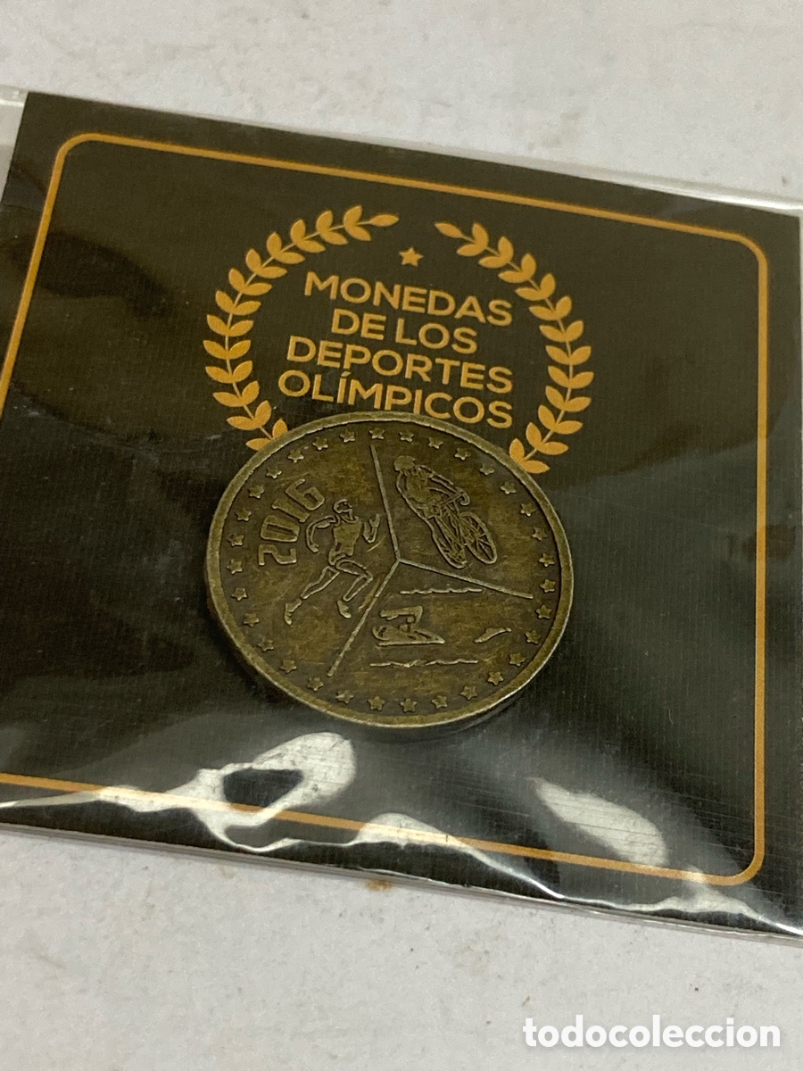 Trofeos y medallas: MONEDAS DE LOS DEPORTES OL&Iacute;MPICOS 2016/XY2-A - Foto 2