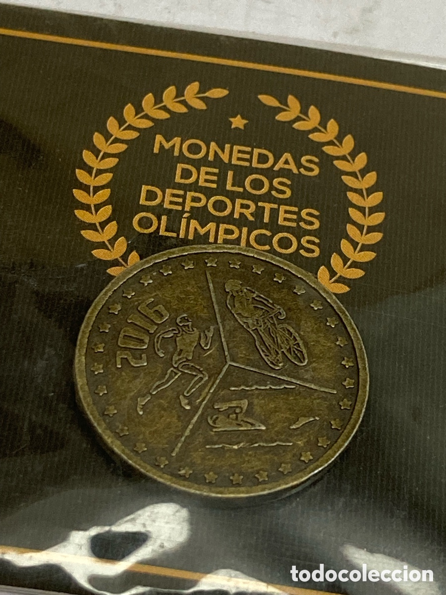 Trofeos y medallas: MONEDAS DE LOS DEPORTES OL&Iacute;MPICOS 2016/XY2-A - Foto 1