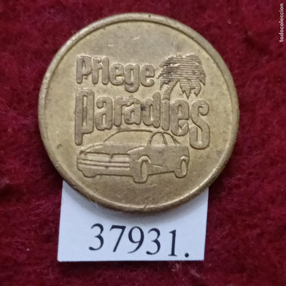 Trofeos y medallas: Ficha, Pflege Paradies , token, jeton. - Foto 1