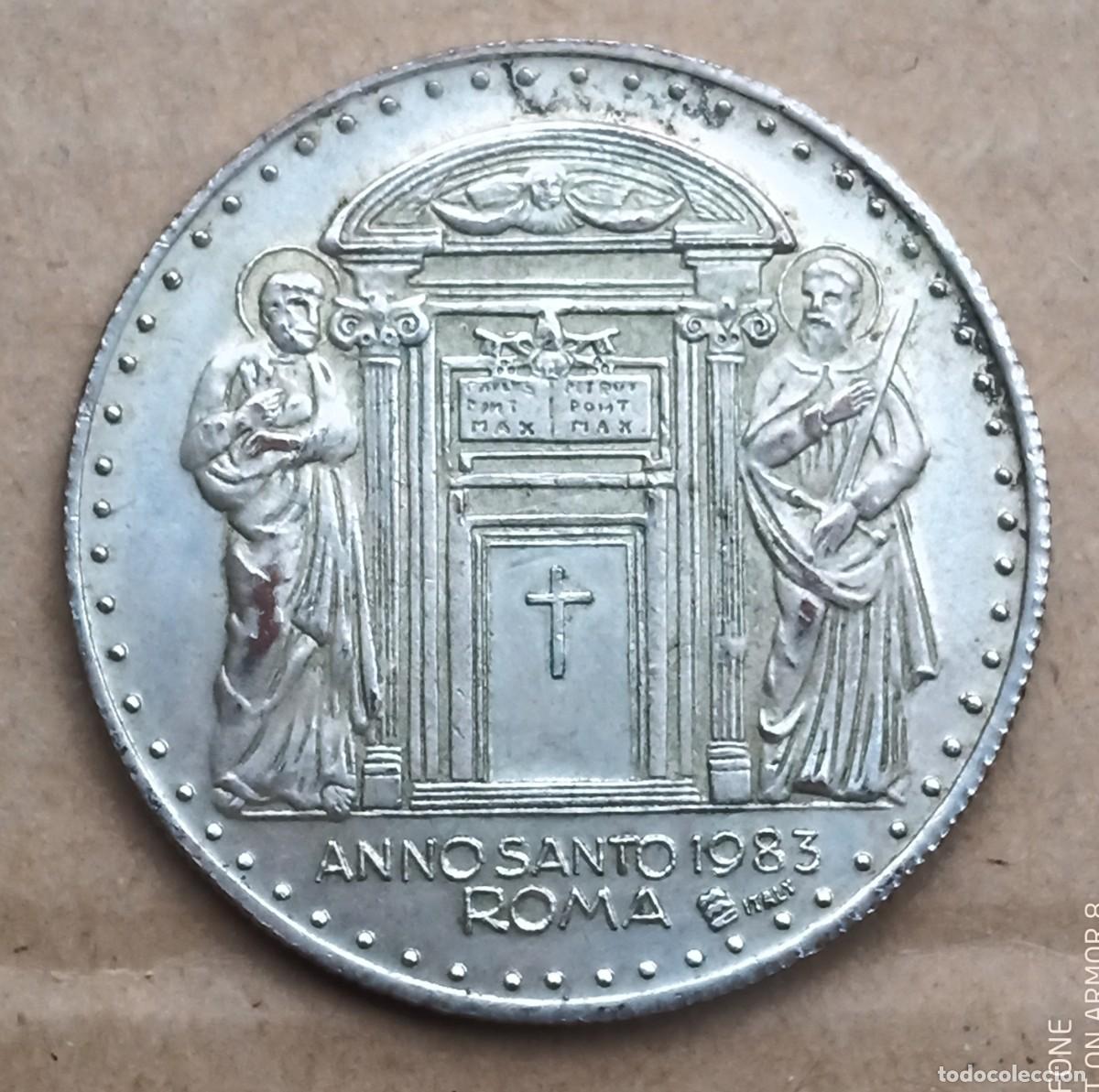 Trofeos y medallas: MEDALLA ANNO SANTO 1983 ROMA - Foto 2