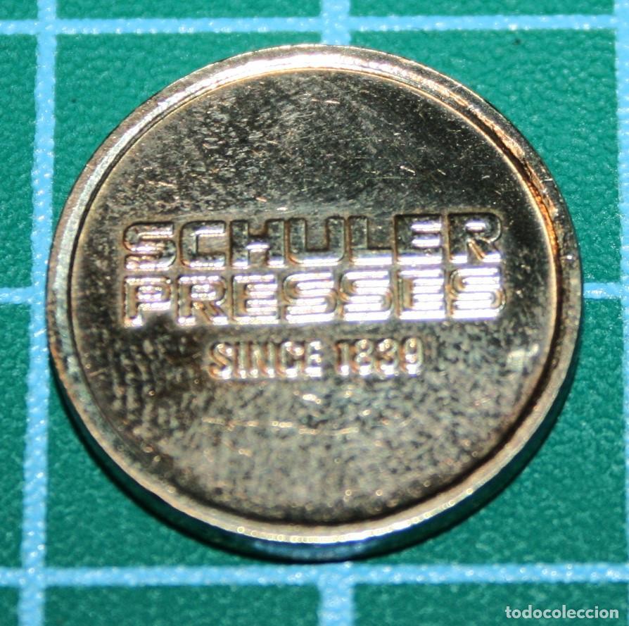 Trofeos y medallas: MONEDA CONMEMORATIVA - SCHULER PRESSES SINCE 1839 - Foto 2