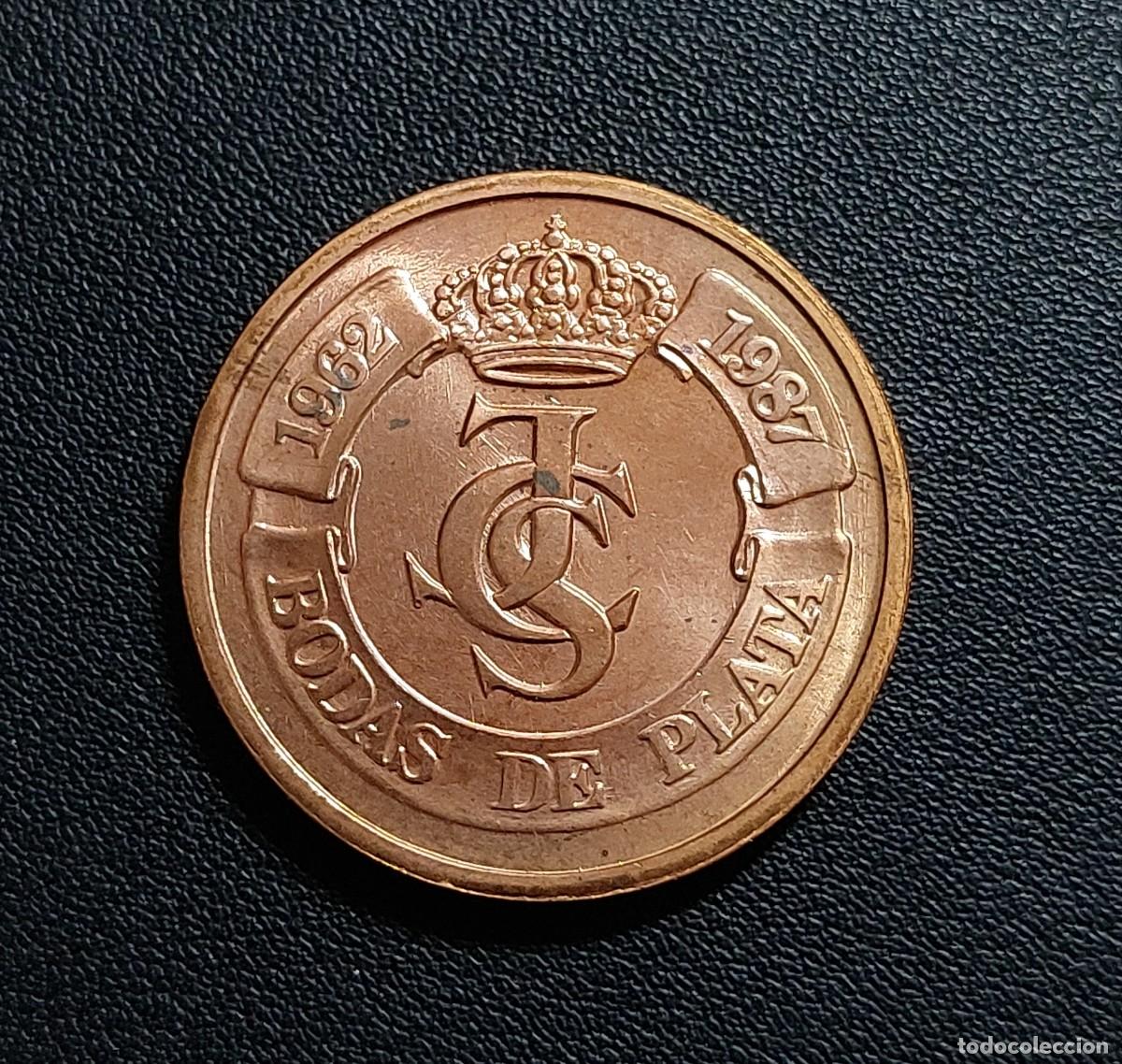Trofeos y medallas: Medalla Ceca de Madrid Bodas de Plata 1987 (MBC) - Foto 1