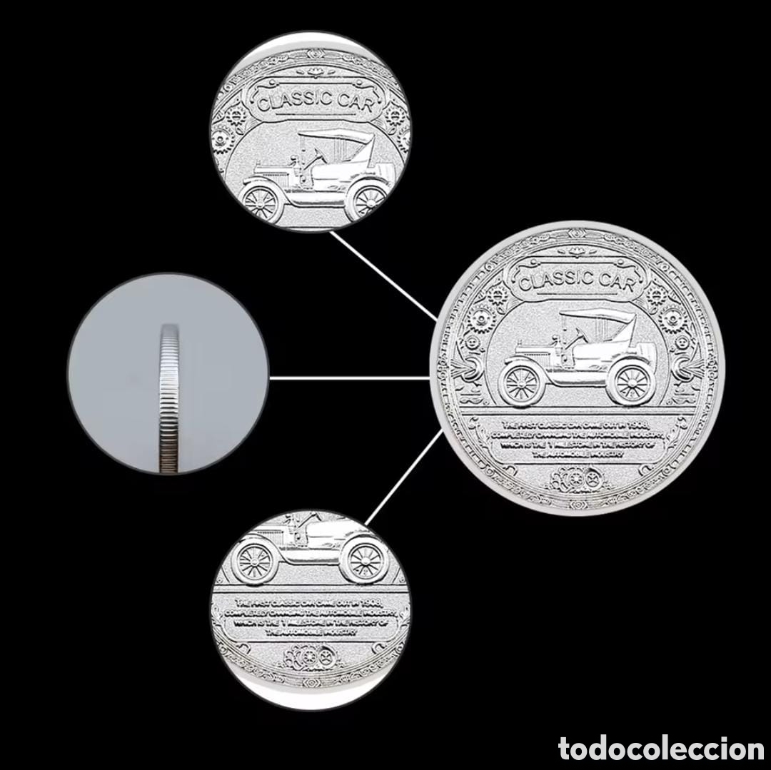 Trofeos y medallas: Moneda Conmemorativa Packard Eight 1933 - Foto 3