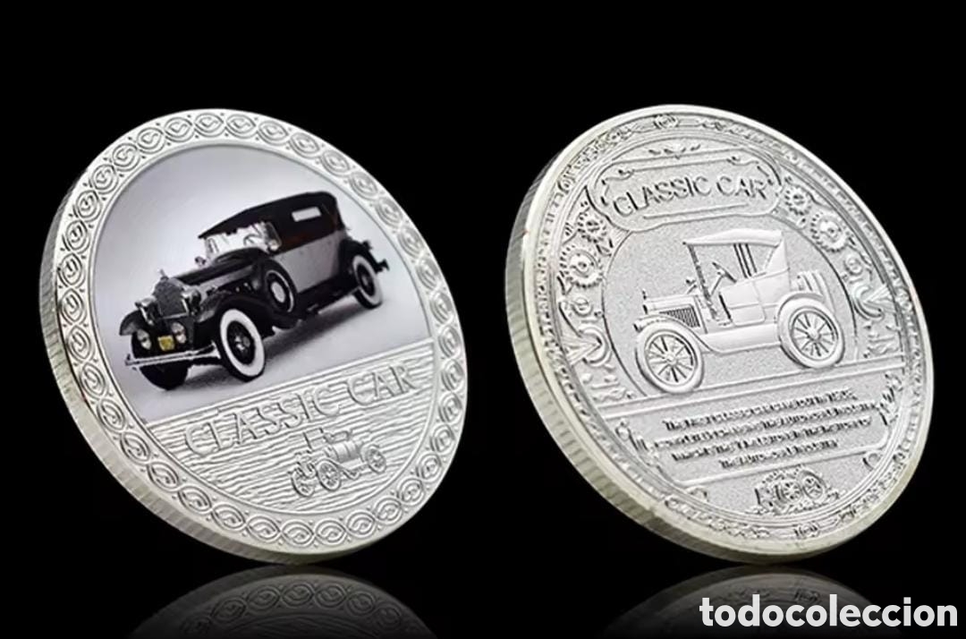 Trofeos y medallas: Moneda Conmemorativa Packard Eight 1933 - Foto 1
