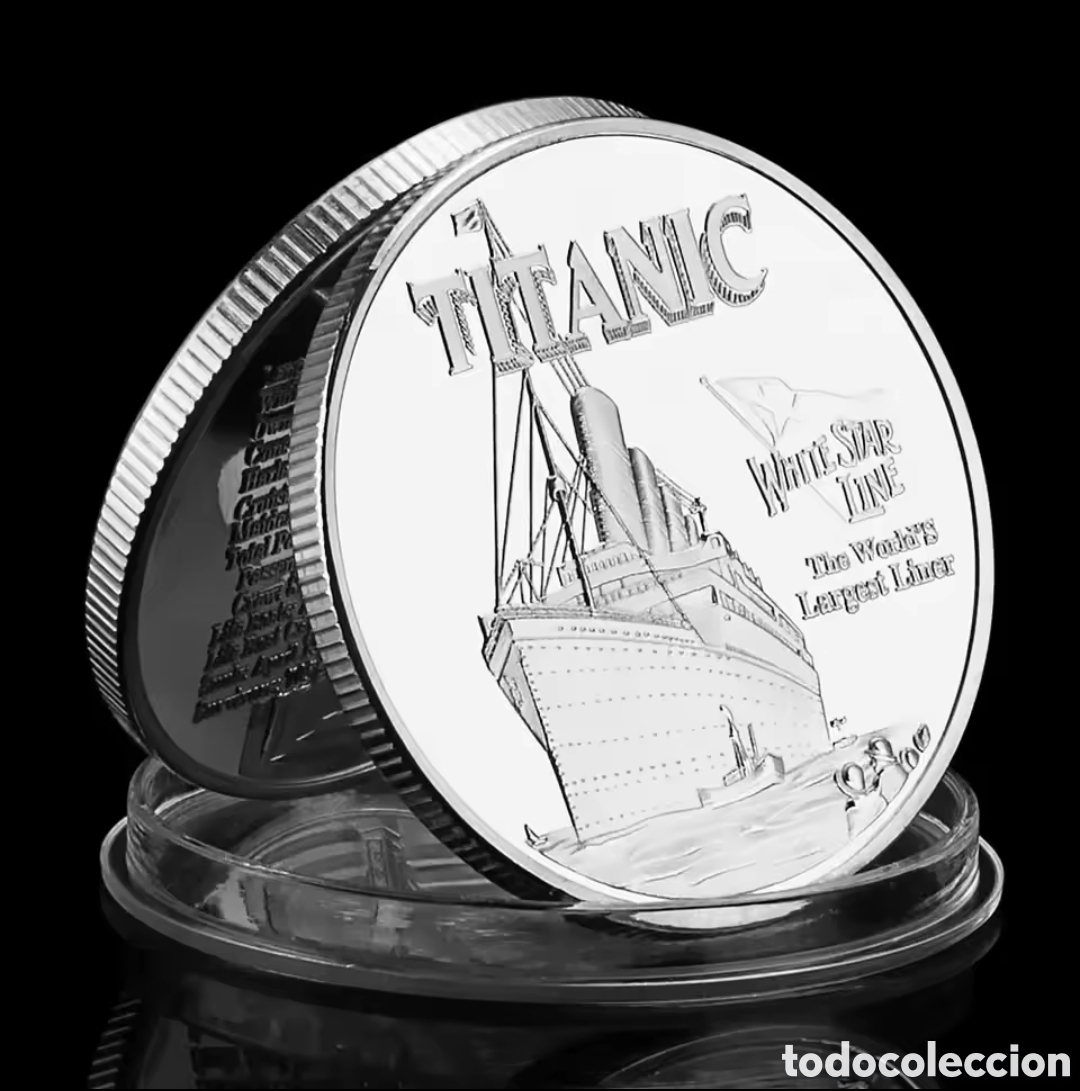 Trofeos y medallas: Moneda Titanic - Naviera White Star - Foto 1