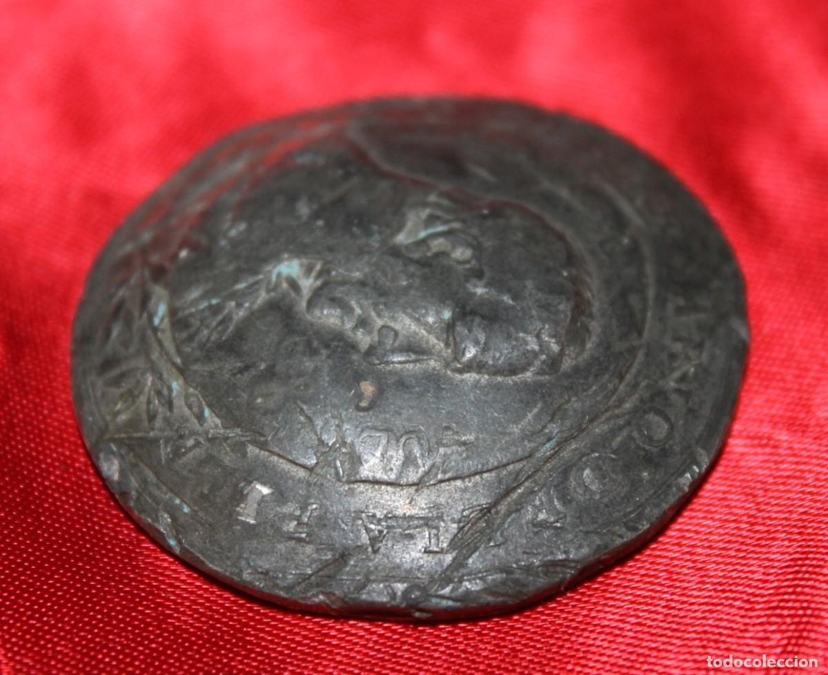 Trofeos y medallas: Molde para medalla. Alessandro Volta. 1899 Centenario della pila. - Foto 4