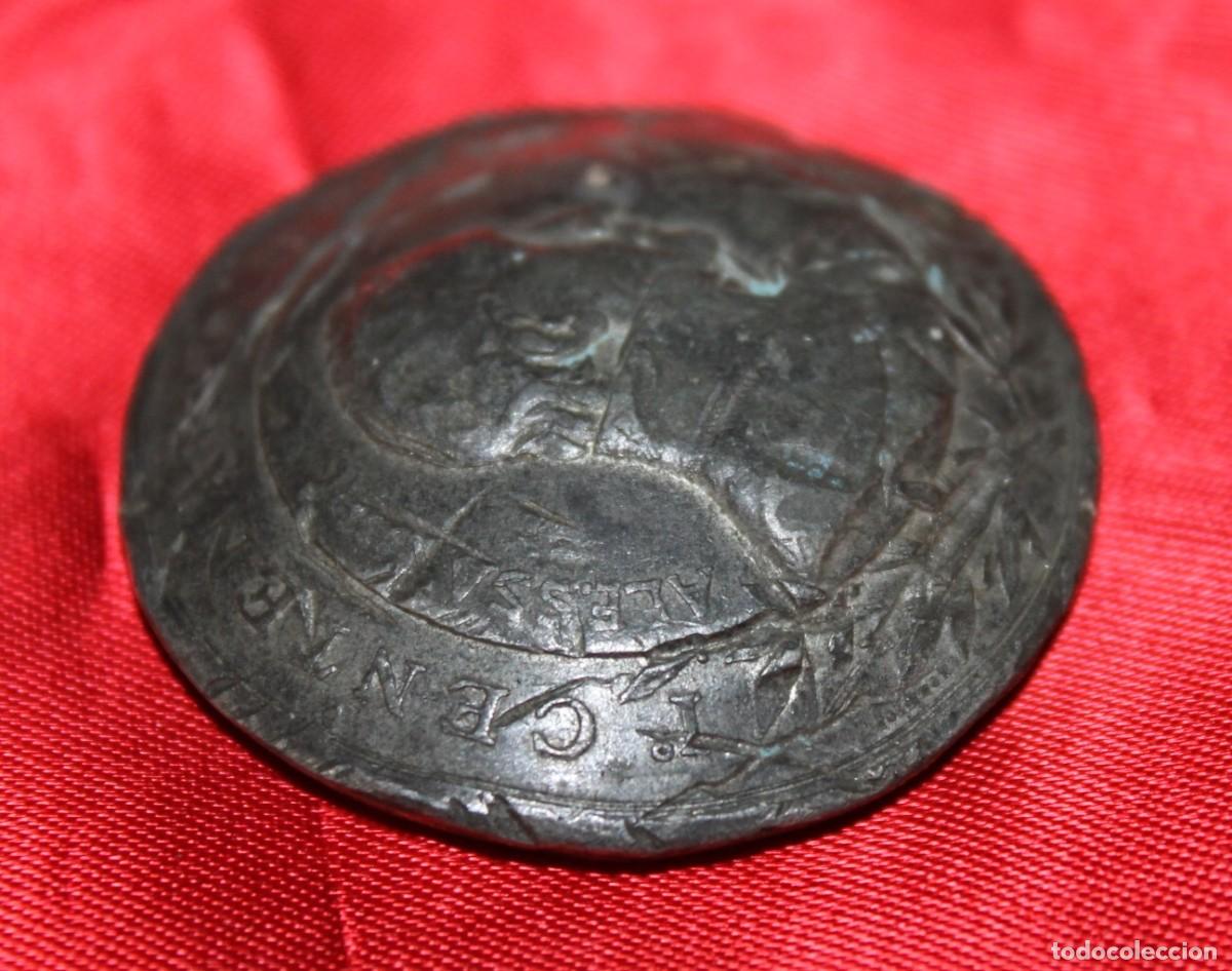Trofeos y medallas: Molde para medalla. Alessandro Volta. 1899 Centenario della pila. - Foto 5