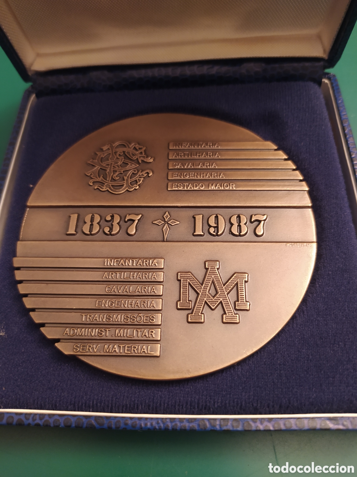 Trofeos y medallas: Medalla de bronce Ej&eacute;rcito portugu&eacute;s - Foto 3