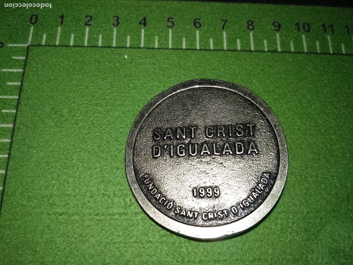 Trofeos y medallas: MEDALLA PLACA SANT CRIST DIGUALADA 1999 - Foto 2