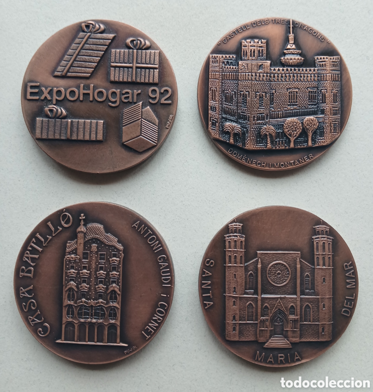 Trofeos y medallas: 4 Medallas EXPOHOGAR en Bronce. - Foto 1