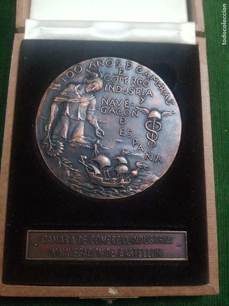 Trofeos y medallas: MEDALLA CENTENARIO DE LAS CAMARAS DE COMERCIO INDUSTRIA Y NAVEGACION - Foto 3