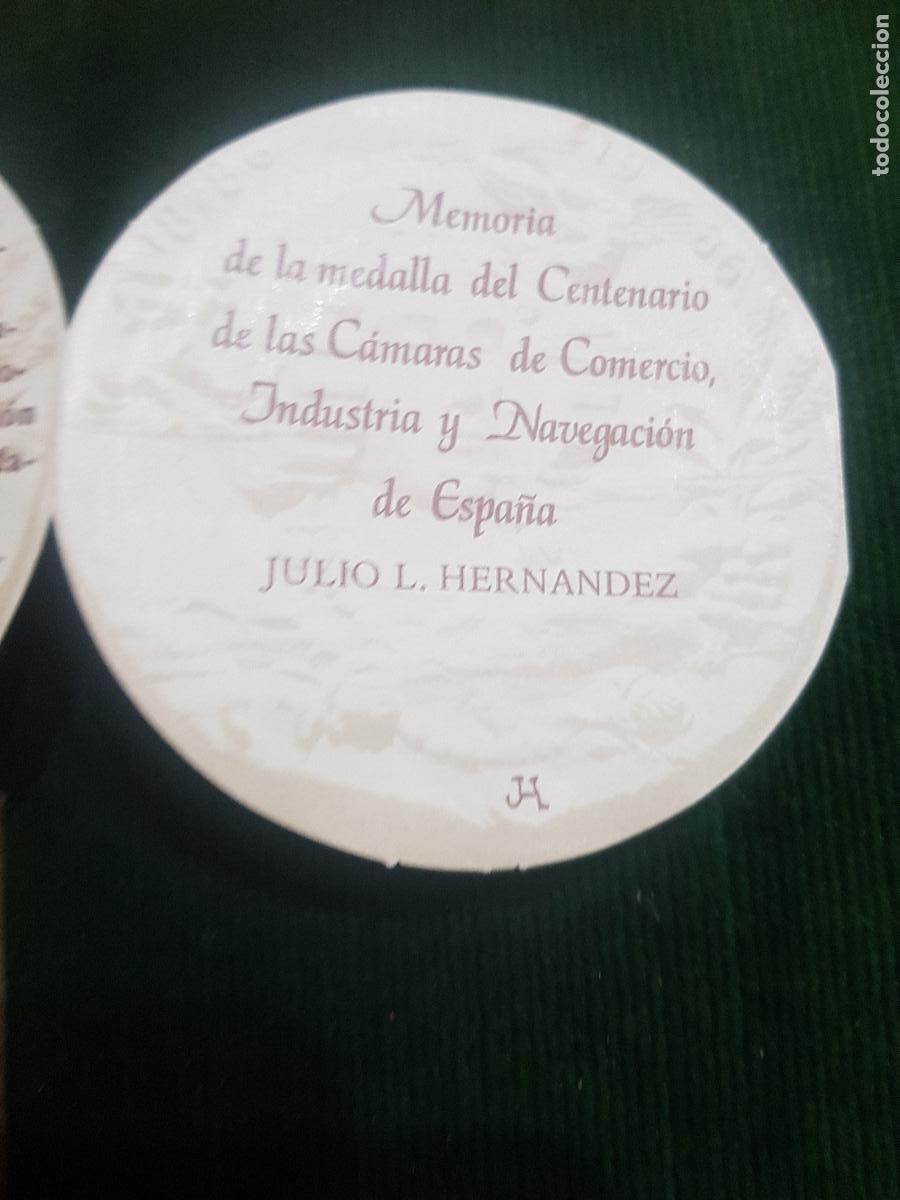 Trofeos y medallas: MEDALLA CENTENARIO DE LAS CAMARAS DE COMERCIO INDUSTRIA Y NAVEGACION - Foto 1