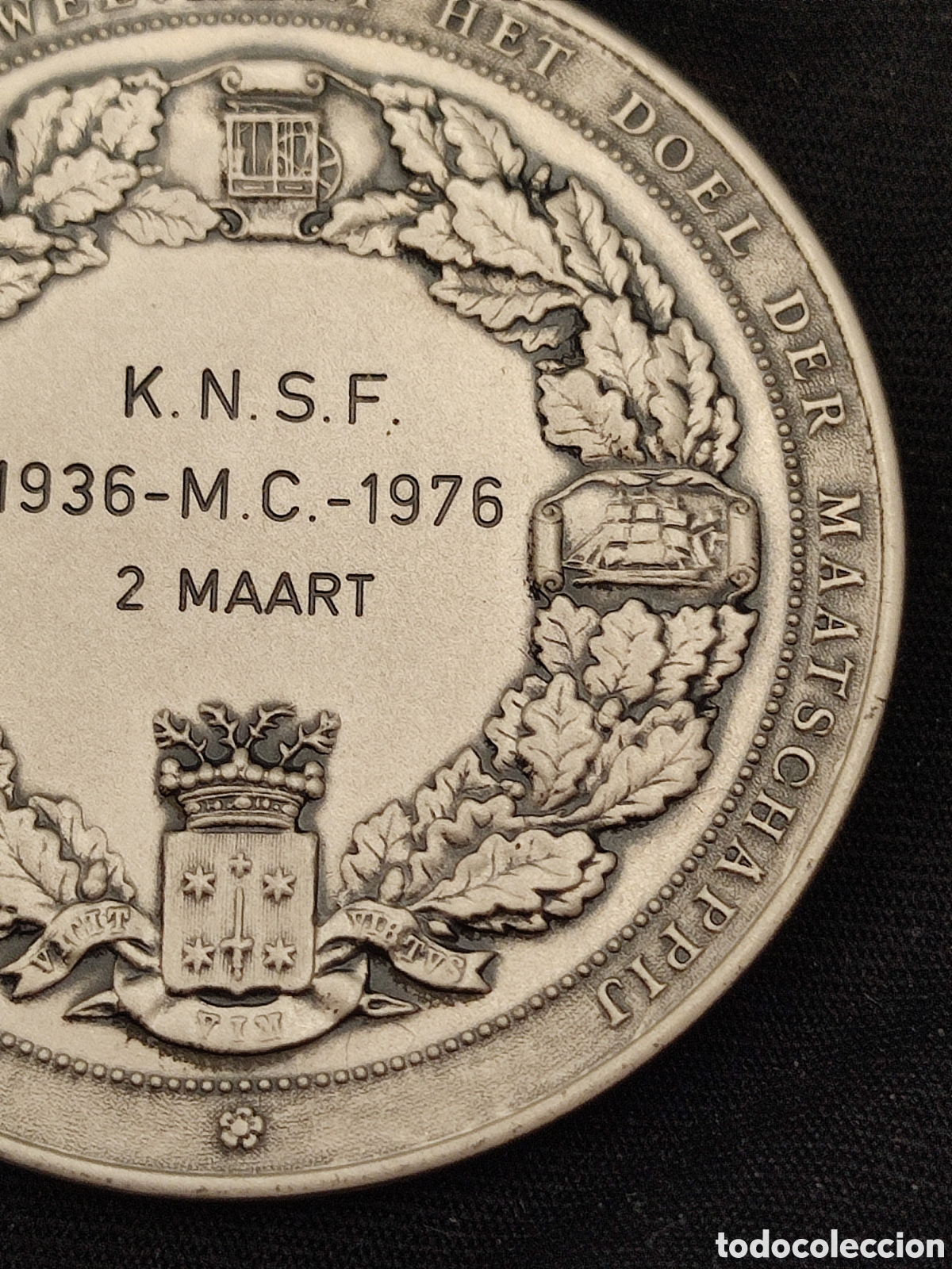 Trofeos y medallas: Medalla de plata de industria y comercio en pa&iacute;ses bajos . - Foto 5