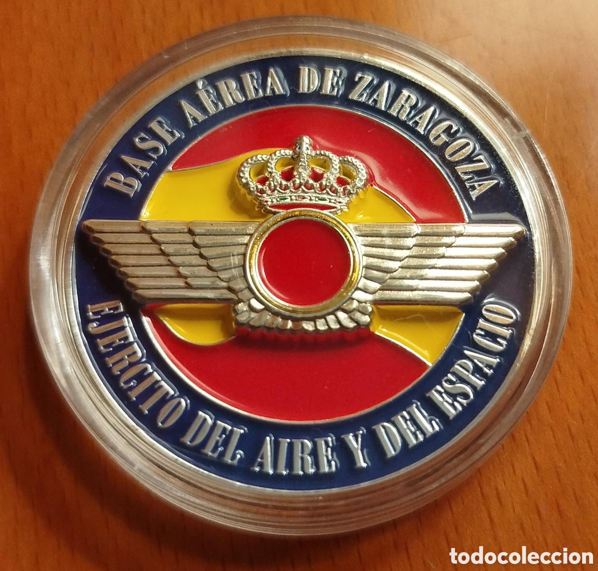 Trofeos y medallas: Moneda Militar Base A&eacute;rea de Zaragoza - Ej&eacute;rcito del Aire y del Espacio - Foto 1