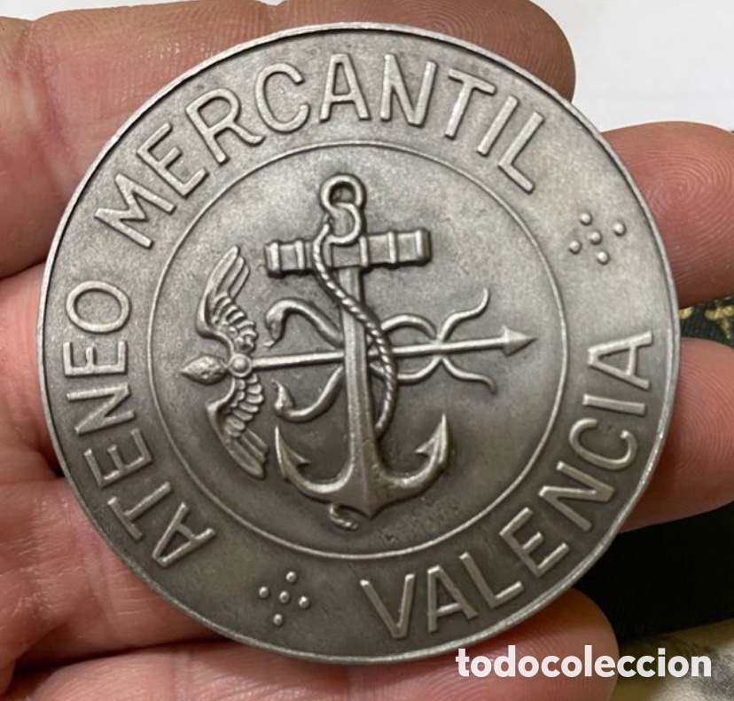 Trofeos y medallas: Ateneo Mercantil Valencia. Moneda - Foto 1