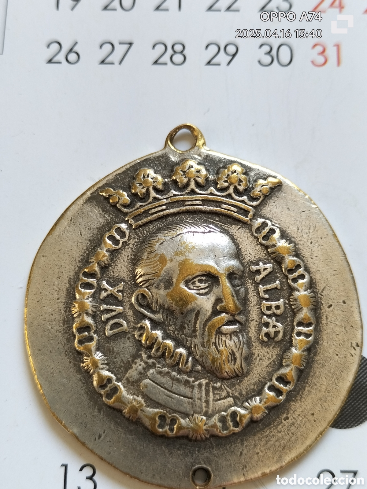 Trofeos y medallas: Medalla imagen Gran Duque de Alba - Foto 2