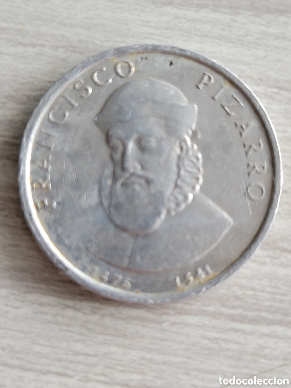 Trofeos y medallas: Moneda conmemorativa Pizarro - Foto 1