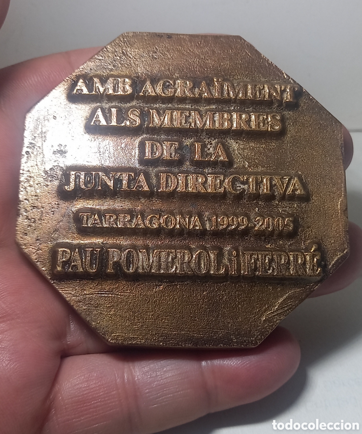 Trofeos y medallas: MEDALLA EN BRONCE ESPLAI SANT MAGI. TARRAGONA. - Foto 2