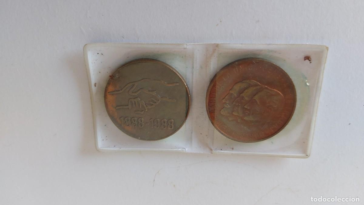 Trofeos y medallas: MONEDAS CENTENARIO UGT - Foto 3