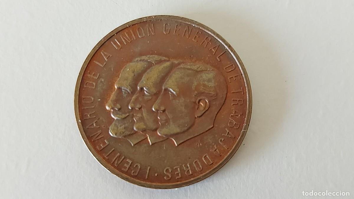 Trofeos y medallas: MONEDAS CENTENARIO UGT - Foto 5