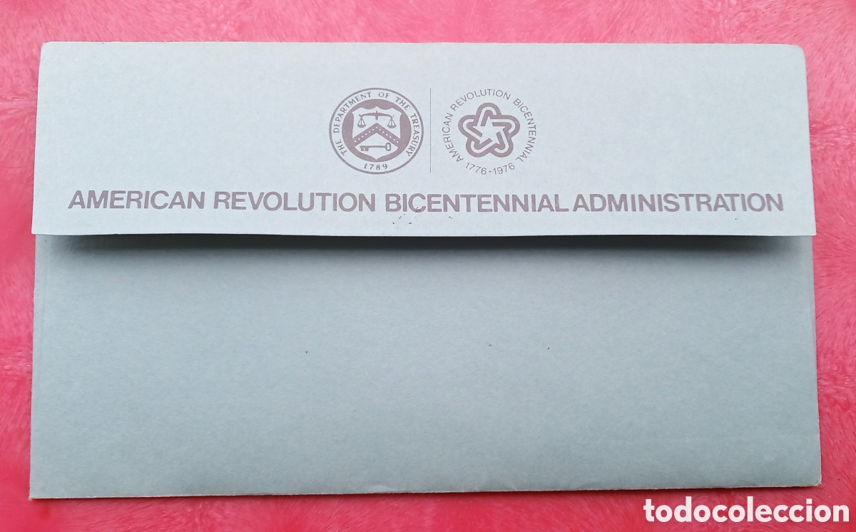 Trofeos y medallas: Medalla 1976 Bicentenario First Day Cover - Foto 3