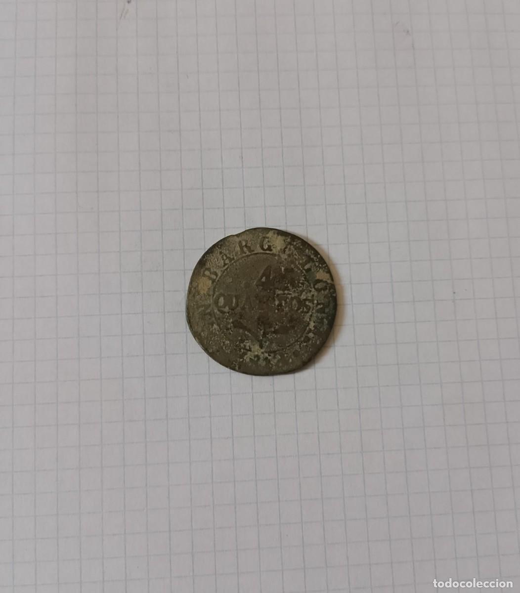 Trofeos y medallas: Moneda de 4 cuartos, Barcelona, &iquest;1812? - Foto 1