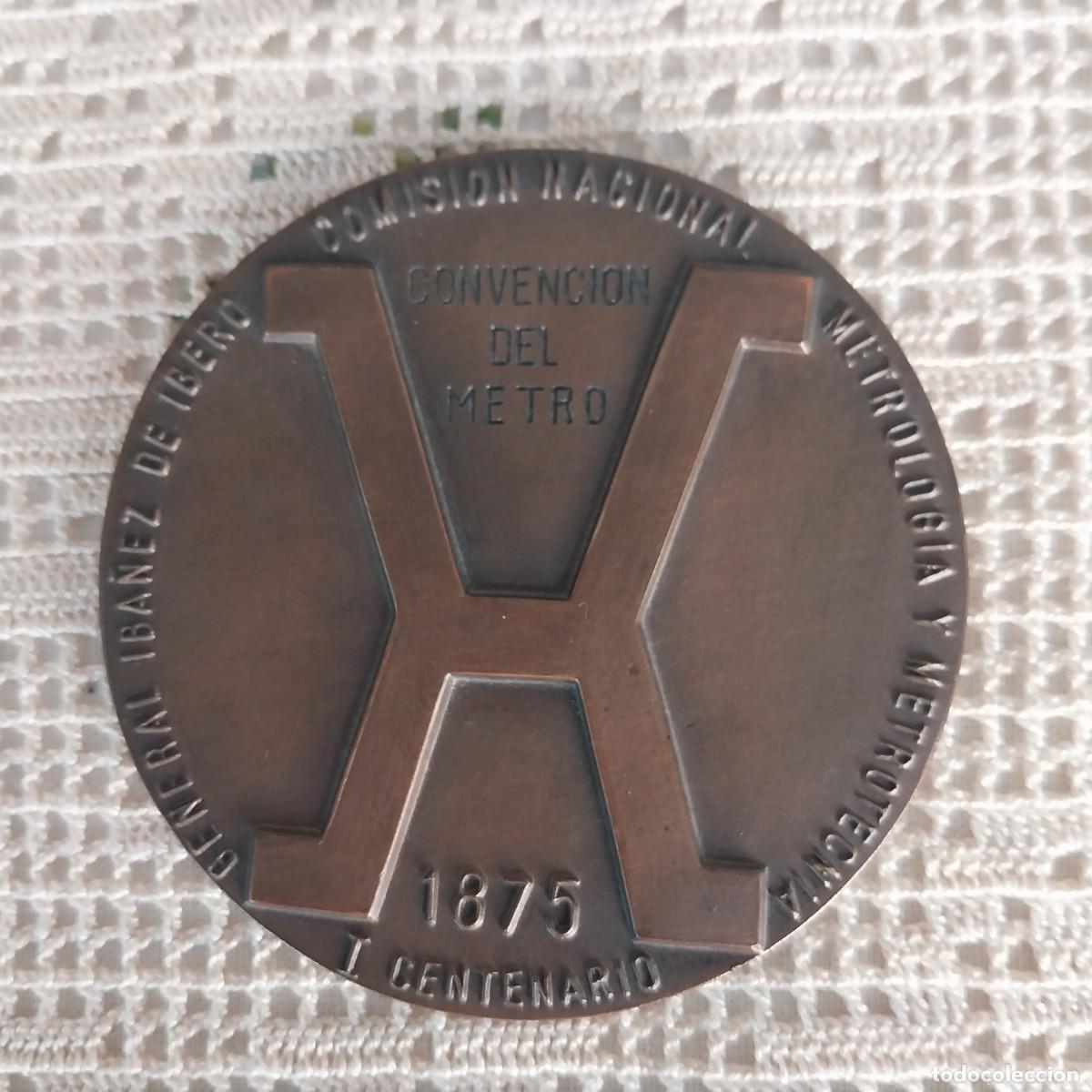 Trofeos y medallas: Medalla de Convenci&oacute;n del Metro 1875 - Foto 2