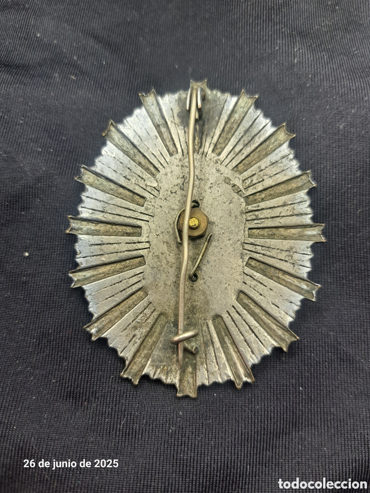 Trofeos y medallas: Preciosa placa de pecho esmaltada desconozco origen - Foto 2