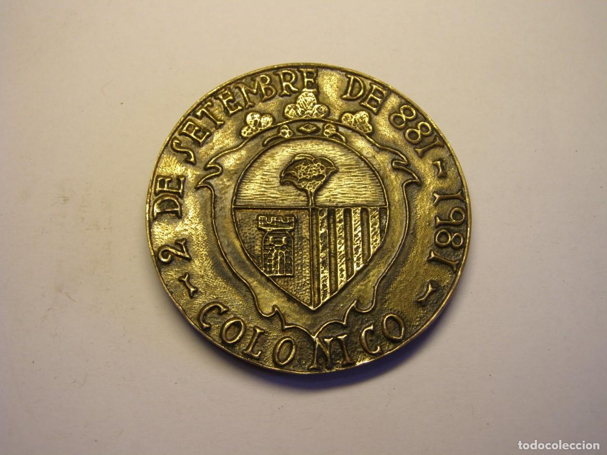 Trofeos y medallas: Medalla del XI centenario de Calonge, a&ntilde;o 1981. - Foto 2