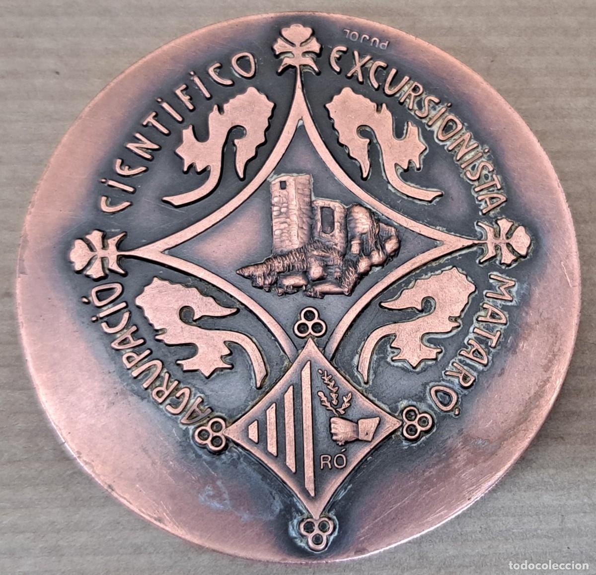 Trofeos y medallas: Medalla, Agrupaci&oacute; cientifico excursionista Matar&oacute;, Pares de Matar&oacute; - Foto 3