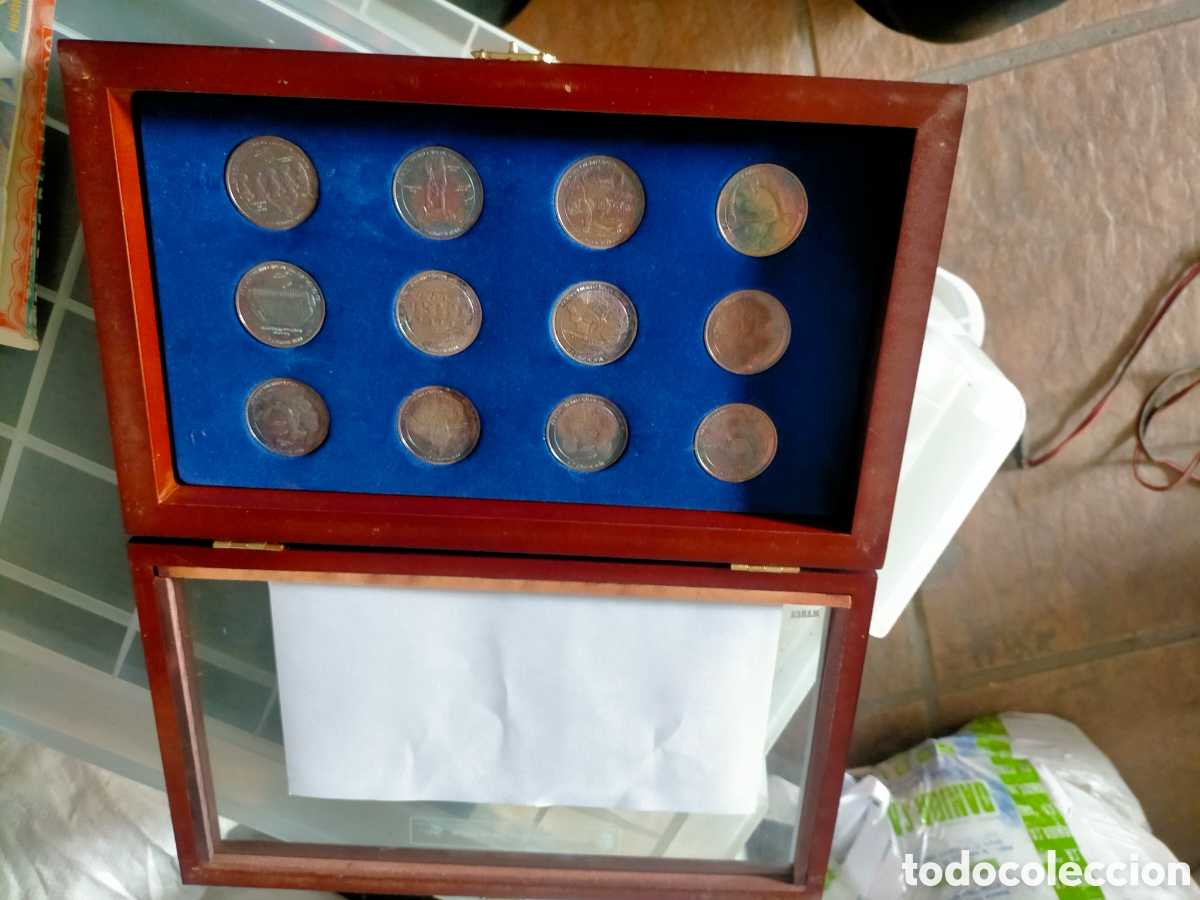 Trofeos y medallas: MONEDAS CENTENARIO REAL MADRID jj - Foto 3