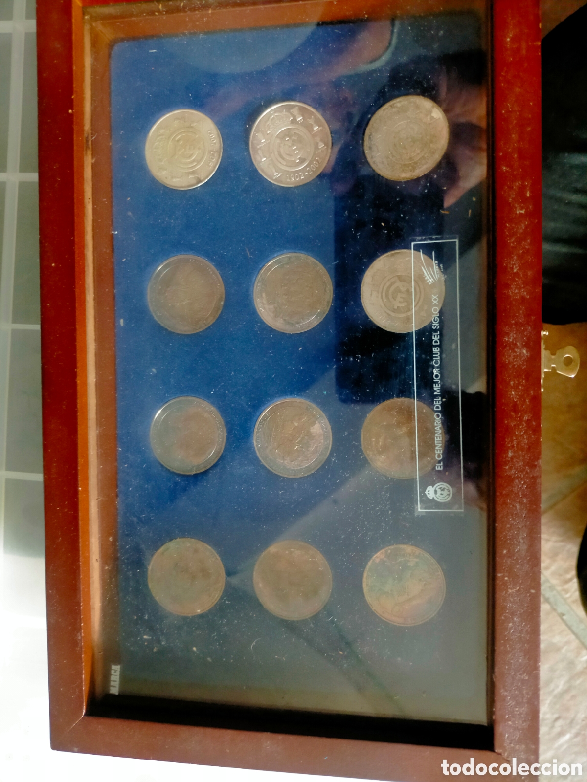 Trofeos y medallas: MONEDAS CENTENARIO REAL MADRID jj - Foto 1