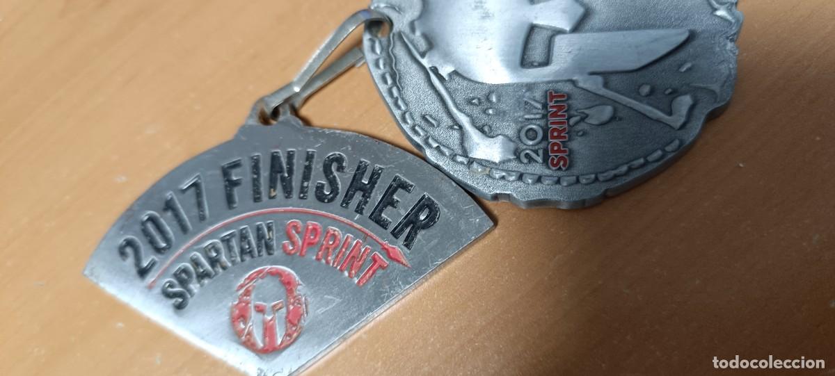Trofeos y medallas: MEDALLA COMPETICI&Oacute;N 2017 SPARTAN SPRINT - Foto 3