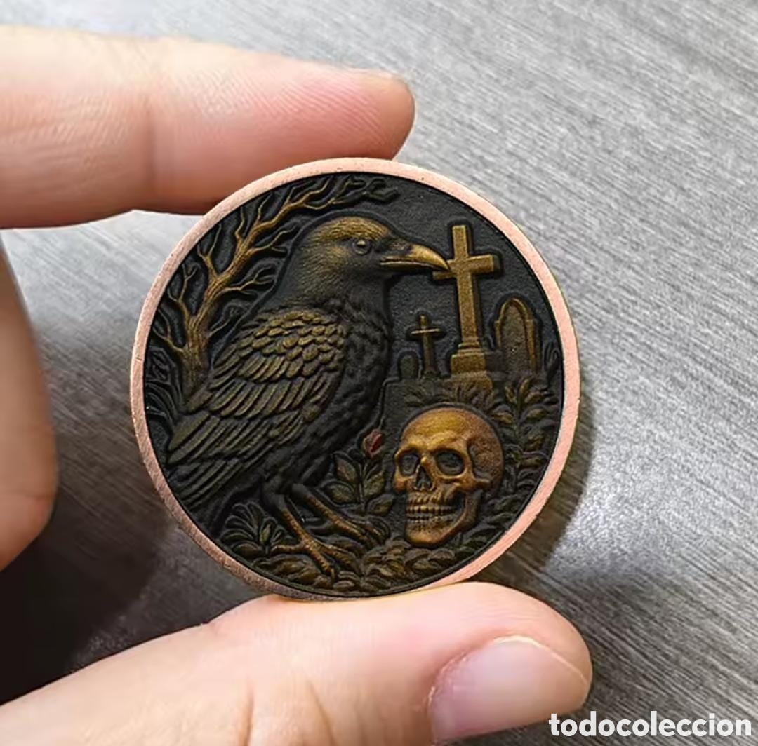 Trofeos y medallas: Moneda Conmemorativa Halloween 2025 - Foto 5