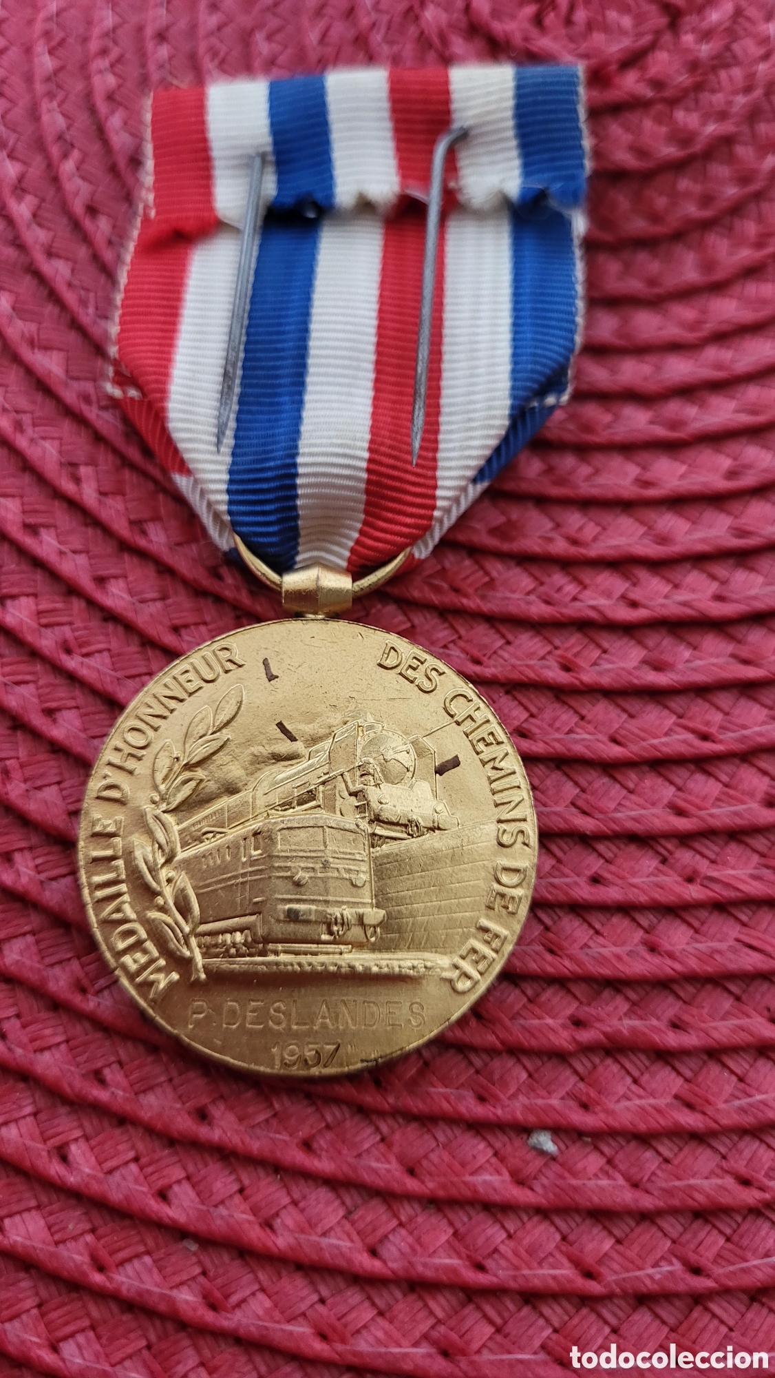 Trofeos y medallas: Medala de Honor Ferocarril Francia - Foto 3