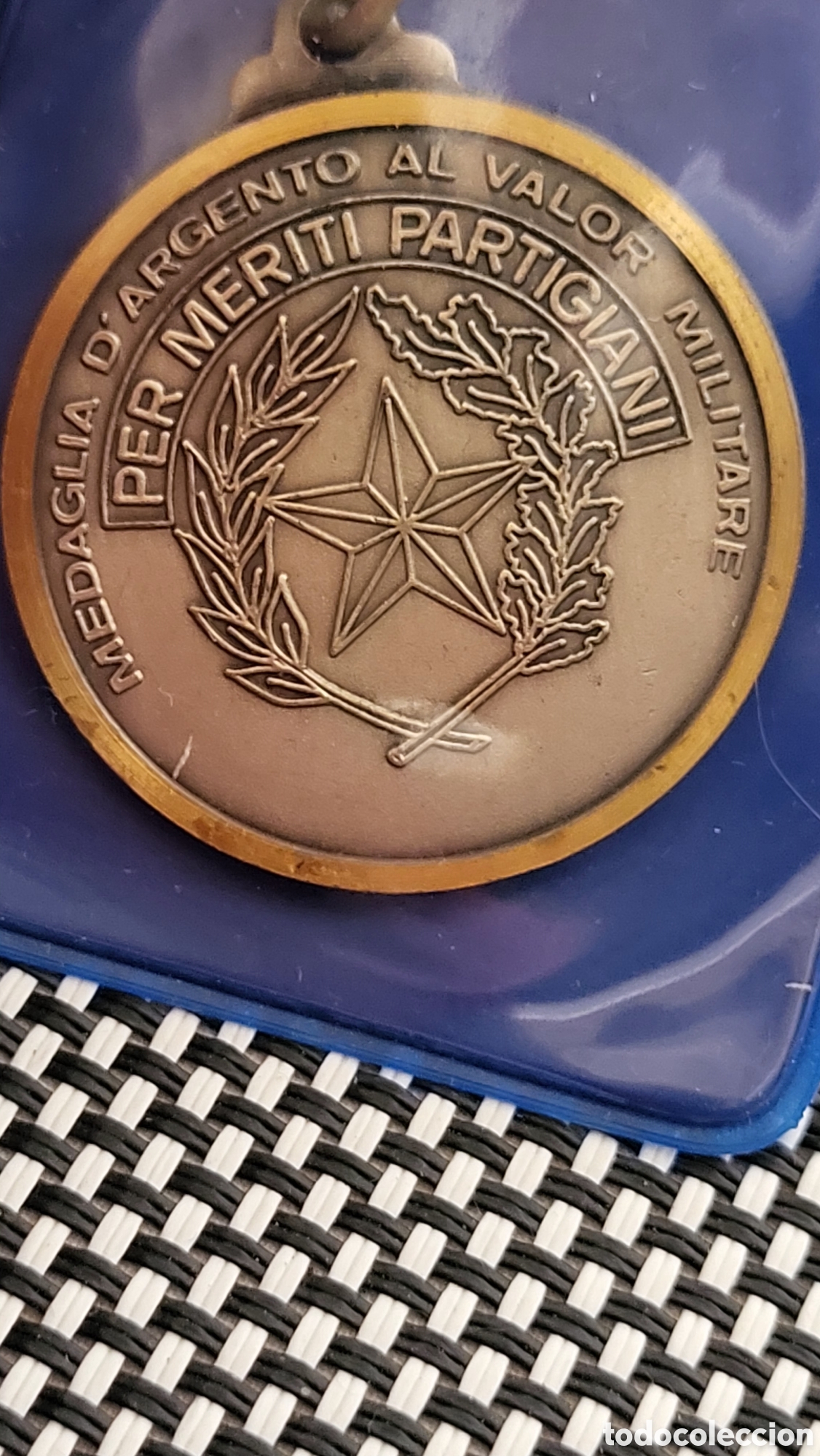 Trofeos y medallas: Medalla al valor Militar Partigiani - Foto 1