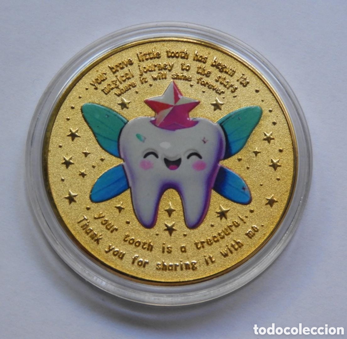 Trofeos y medallas: Moneda Conmemorativa Hada M&aacute;gica - Foto 2