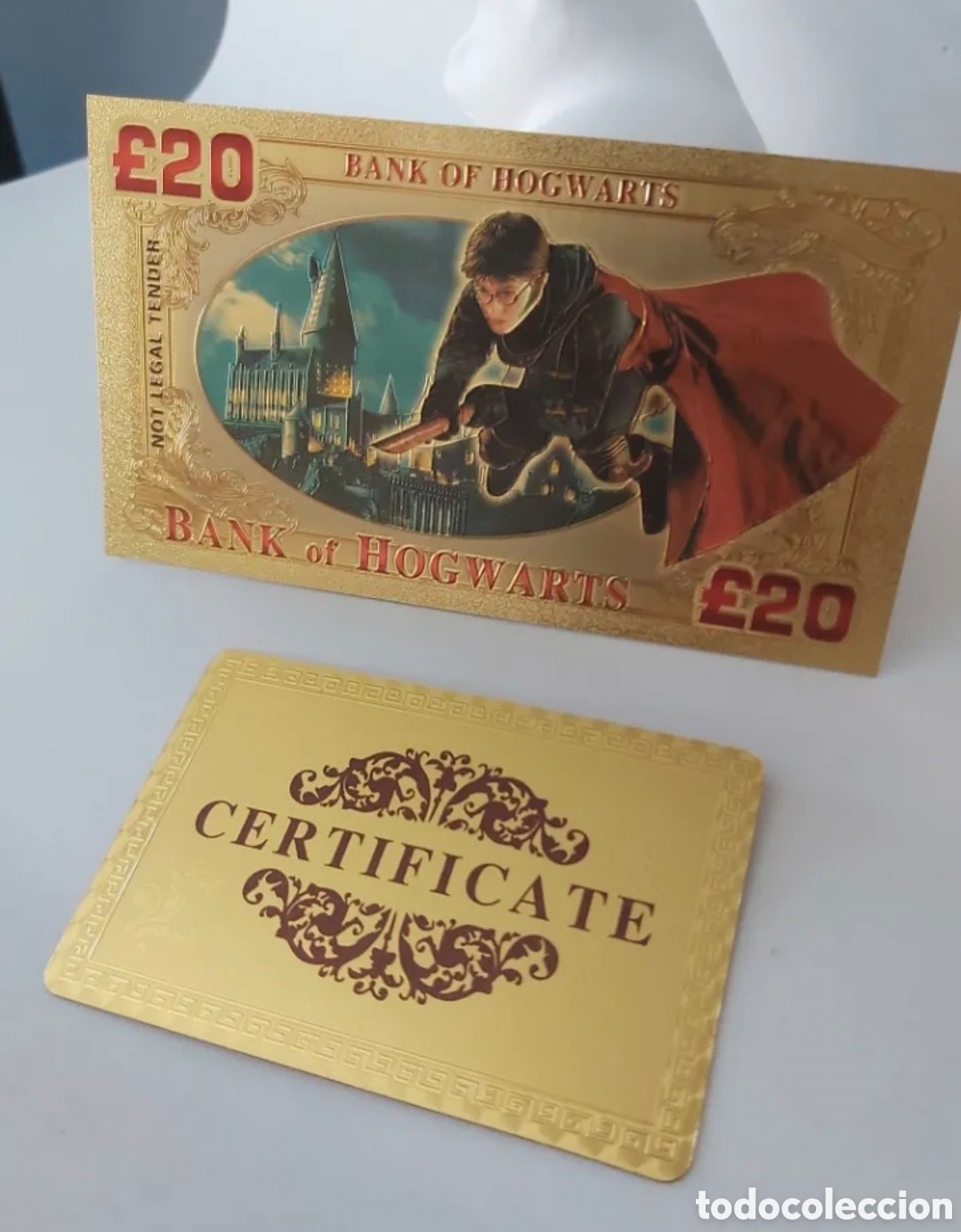 Trofeos y medallas: PRECIOSO BILLETE DE HARRY POTTER EDICI&Oacute;N LIMITADA. REF S6 - Foto 1