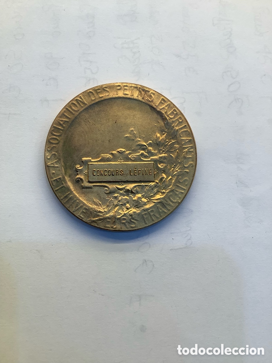 Trofeos y medallas: Medalla de bronce Concours L&egrave;pine - Foto 3