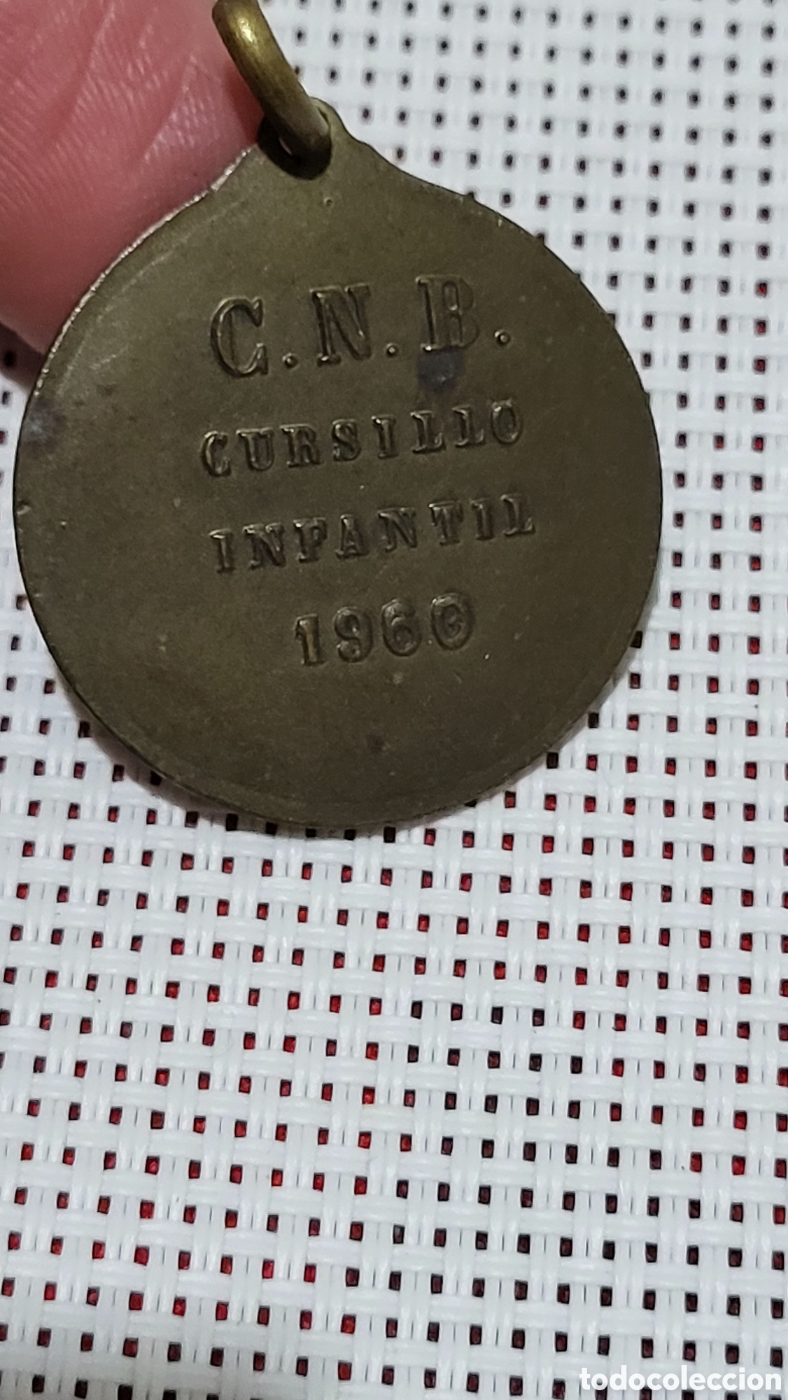 Trofeos y medallas: Antiguo colgante o medalla - Foto 2