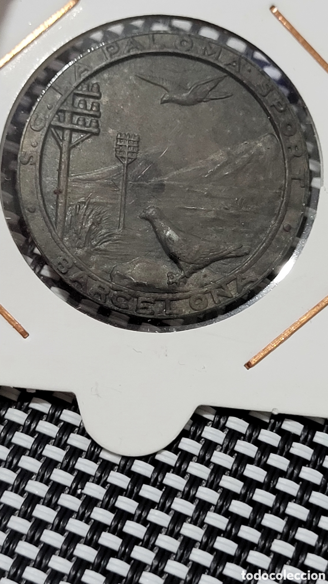 Trofeos y medallas: Medalla antigua Colombofila - Foto 1