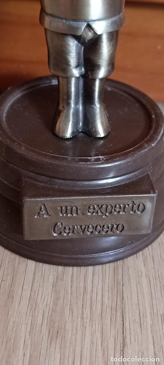 Trofeos y medallas: TROFEO GAMBRINUS A UN EXPERTO CERVECERO - Foto 3