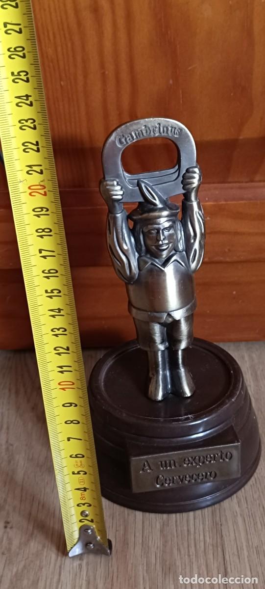 Trofeos y medallas: TROFEO GAMBRINUS A UN EXPERTO CERVECERO - Foto 4