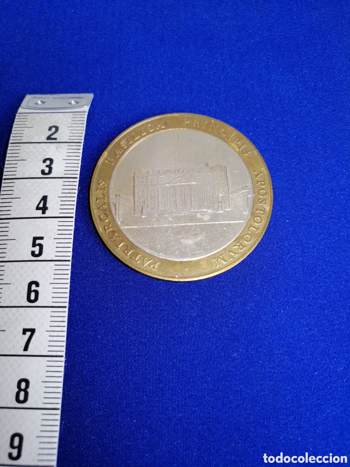 Trofeos y medallas: VATICANO 2005 TOKEN MONEDA - Foto 2