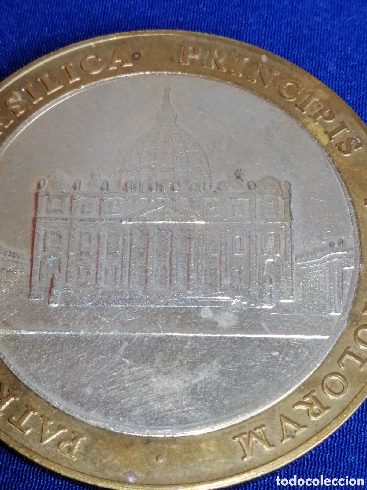 Trofeos y medallas: VATICANO 2005 TOKEN MONEDA - Foto 3