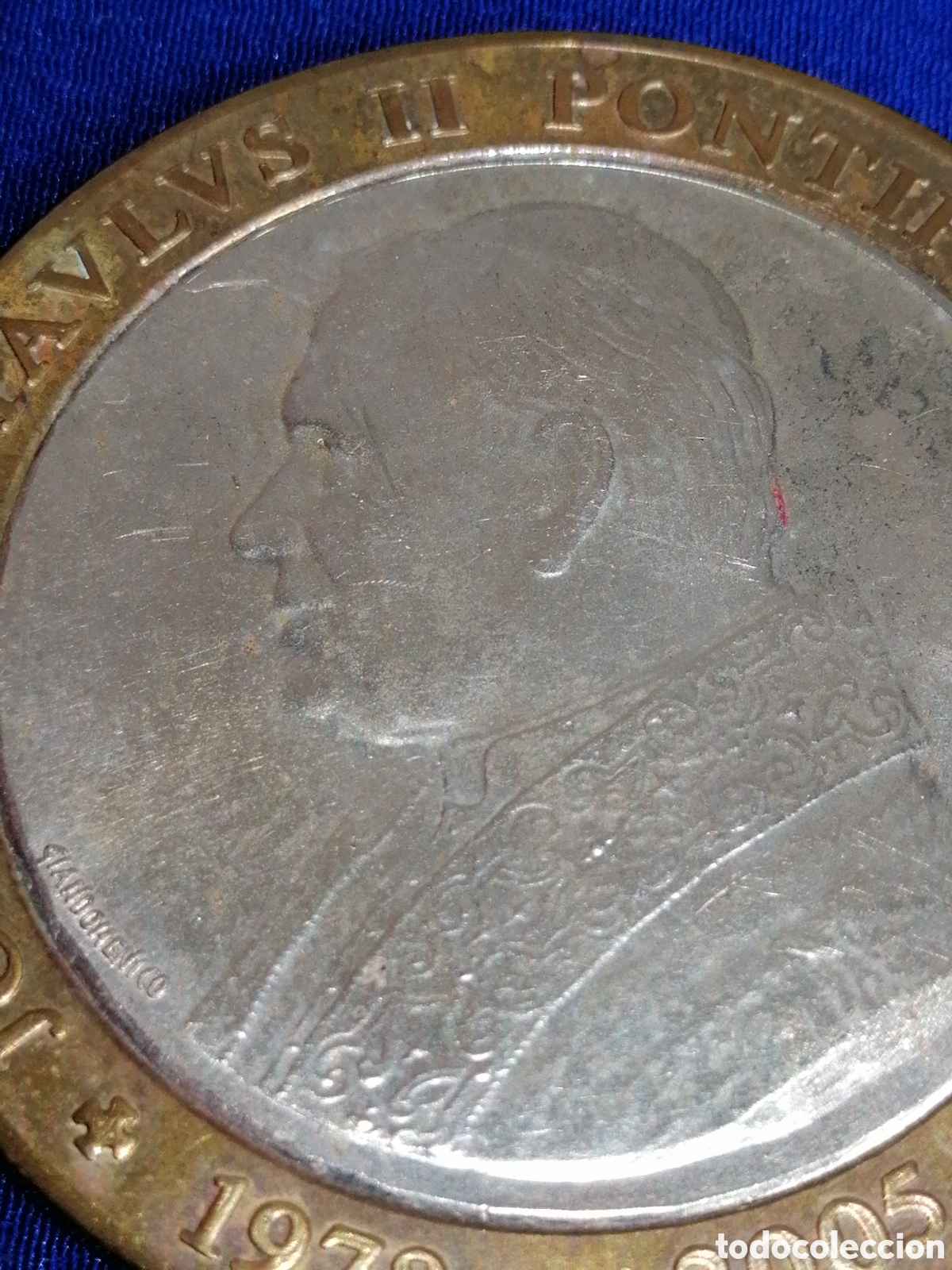 Trofeos y medallas: VATICANO 2005 TOKEN MONEDA - Foto 4